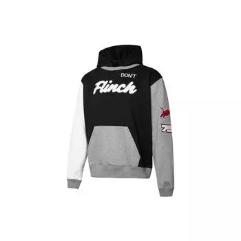 Puma Embroidered Colorblock Knit Hoodie Мужские топы Черный 532102-03 S