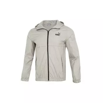 Puma Ess Solid Ветровка с логотипом Мужские куртки Серо-серый 849462-68 S