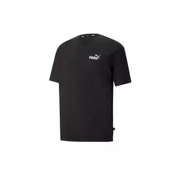Puma Ess+ Свободная футболка с логотипом, мужские топы, цвет черный 849529-01 S
