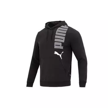 PUMA Essentials+ Logolab Graphic Hoodie Men Hoodie Black 675685-01 L