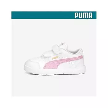 Puma EVolVe Coat V Ps Kids Shoes 38914505 WHITELILAC210