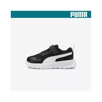 Puma Evolve Run Mesh Ac Kids Shoes 38624005 BLACKWHT130