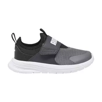 Puma Кроссовки Evolve Slip-On Little Kid Cool Dark Grey Kids Черный Белый 389135-06 28