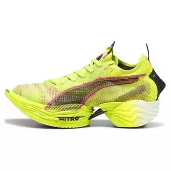 Puma Fast-R Nitro Elite 2 Lime Pow Poison Pink Женские кроссовки Зеленый Черный 309829-01 35.5