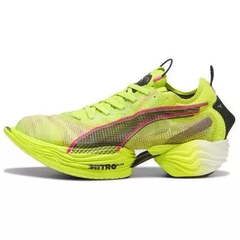 Puma Fast-R Nitro Elite 2 Lime Pow Poison Pink Мужские кроссовки Зеленый Черный 309828-03 45