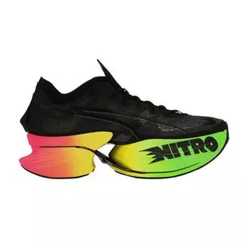 Puma Fastroid Nitro Futrograde Мужские кроссовки Черный Зеленый-Gecko 379068-01 37.5