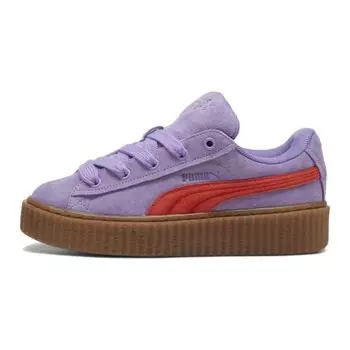 Puma Fenty x Creeper Phatty Big Kid Lavender Burnt Red Kids Sneakers Purple Lavender-Alert Gum 397587-03 39