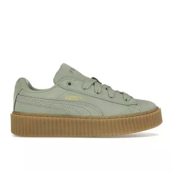 Puma Fenty x Creeper Phatty Earth Tone Pack — Женские кроссовки Green Fog Gold Gum 399865-02 36