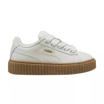 Puma Fenty x Creeper Phatty Little Kid Earth Tone Pack — Теплые белые детские кроссовки Cream Gold Gum 399867-03 28
