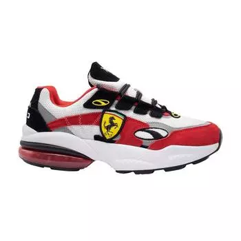 Puma Ferrari x Cell Venom Белые мужские кроссовки Puma-White Rosso-Corsa 370338-01