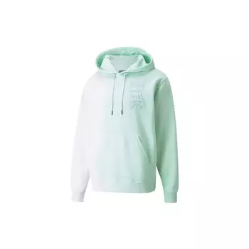 Puma First Pick Gradient Knit Hoodie Men Hoodie Light Blue 532118-01 S