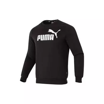 Puma Флисовый пуловер, толстовка с буквенным принтом, унисекс, 682722-01 L