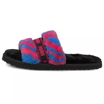 Puma Fluff Slide Wild - Женские кроссовки Beetroot Purple Black Royal 385276-02 37