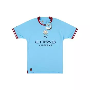 Puma Футбольная майка мужская для домашнего игрока сезона 2022/23 светло-синяя 765706-01 S