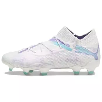Puma Future Ultimate 7 FG AG Brilliance Pack женские кроссовки белые черные весна-лаванда 108182-01 37