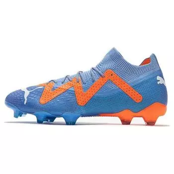 Puma Future Ultimate FG AG Supercharge Pack — Мужские кроссовки Blue Glimmer White Ultra-Orange 107165-01 39