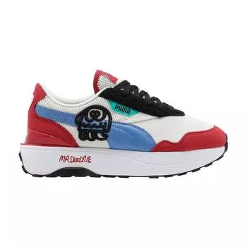 Пума г-н. Кроссовки Doodle x Cruise Rider Eggnog Ultramarine Women Кремовые 375792-01 38