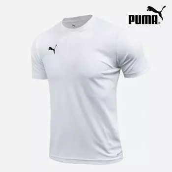 Puma Галерея Puma Team Rise Круглый вырез Белая футболка с коротким рукавом для здоровья 100
