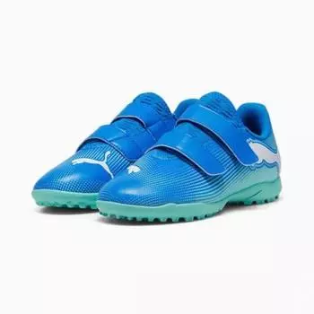 Puma Galleria Puma Kids Junior Soccer Shoes Futsal Shoes Future 7 Play Tt V In Blue/180