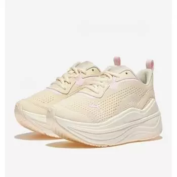 Puma Galleria Puma Unisex Running Shoe Soft Ride Stacked Clean Workout Ivory/235