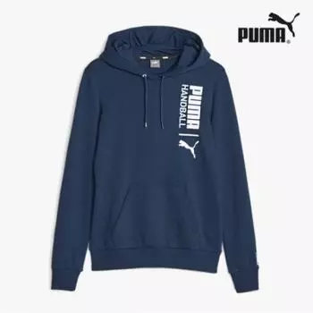 Puma Гандбольная повседневная спортивная футболка с длинным рукавом и капюшоном 65852206 size:95