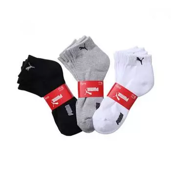 Puma Гольфы Creora, комплект из 5 упаковок Color: grey/Size: 28