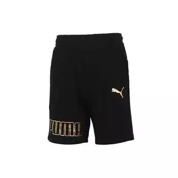 Puma Gold Logo Print Спортивные трикотажные шорты Мужские плавки Черные 847590-51 M