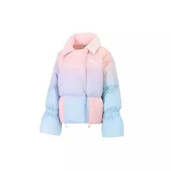 Puma Градиентная Свободная Теплая Пуховая Куртка Женская Верхняя Одежда Небесно-Голубая 534415-86 M
