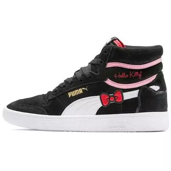 Puma Hello Kitty x Ralph Sampson Mid Black Женские кроссовки Белые 372733-01
