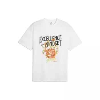 Puma Баскетбольная футболка Hoops Excellence мужская белая 624754-01 XL