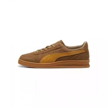 PUMA Indoor R Suede Chocolate Chip Sport Yellow 398531 02