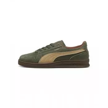 PUMA Indoor R Suede Dark Olive Hout Coffee 398531 01