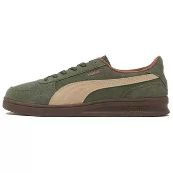 Кроссовки мужские Puma Indoor R Suede Dark Olive Haute Coffee Green 398531-01 43