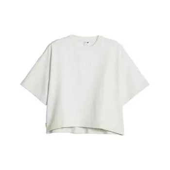 Puma Infuse Relaxed Tee Solid Color Loose Round Neck Short Sleeve T Shirt Women Tops Dark-Seree 623479-17 S