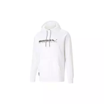 Puma Толстовка с капюшоном Intl Graphic Logo Print Men Tops White 531329-02 S