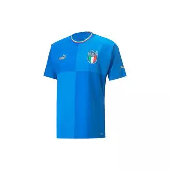 Puma Italy National Team Home Player Edition Джерси SS22 Мужской Джерси Синий 765671-01 M