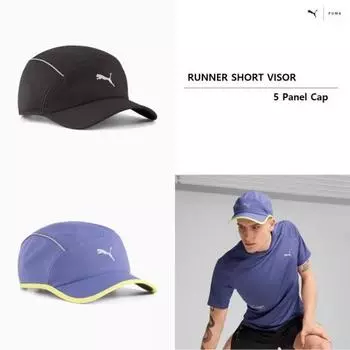 Puma Кепка Runner Short Visor 5 Panel 026167 01 04 Кепка Runner Short Visor 5 Panel 01 black