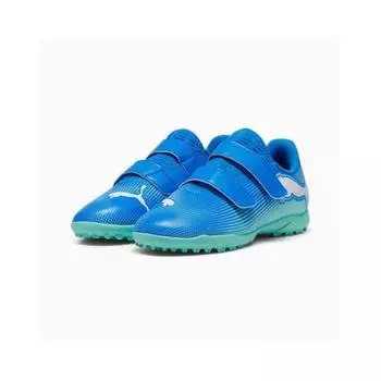 Puma Kids Junior Soccer Shoes Futsal Shoes Future 7 Play Tt V In Blue/180