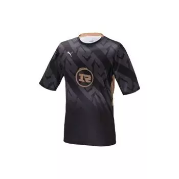 PUMA King Glory Battle Uniform Series RNGM Домашний пуловер с круглым вырезом, футболка с короткими рукавами, мужские топы, черные 605761-10 S