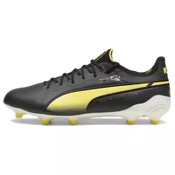 Puma King Ultimate Pel FG AG Legend Pack Мужские кроссовки Black White Pel-Yellow 107825-01 42