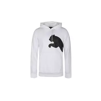Puma Трикотажный свитер с капюшоном с длинным рукавом, мужские топы, белый цвет 580566-02 XXL