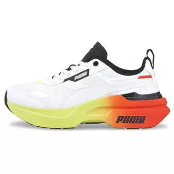 Puma Kosmo Rider Gradient - Женские кроссовки White Fizzy Yellow Firelight 384041-01 36
