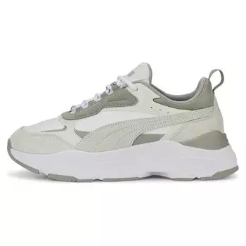 Puma Cassia Mix Белые Плоские Светло-серые Женские Кроссовки 391959-02 35.5