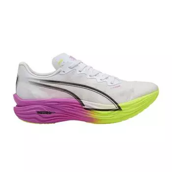 Puma Кроссовки мужские Deviate Nitro Elite 3 Pure Magenta Yellow Alert белые 309809-05 44.5