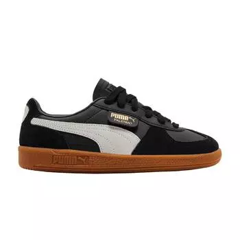 Puma Кроссовки Palermo Leather Big Kid Black Feather Grey Gum Kids 397275-03 36