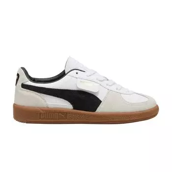 Puma Кроссовки Palermo Leather Big Kid White Black Gum Kids цвета Vapor-Grey 397275-01 36