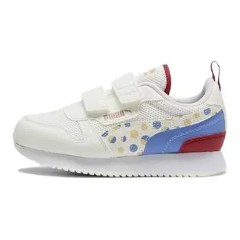 Puma Кроссовки R78 V Little Kid Summer Camp Kids кремовые, тепло-белые, синие-небесные 396572-01 32