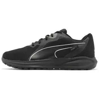 Puma Кроссовки унисекс Twitch Runner PTX Черно-белые 377506-01 35.5