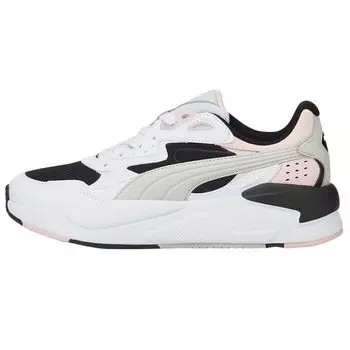 Puma Кроссовки X-Ray Speed Black Grey Violet Unisex Sneakers White Chalk-Pink 384638-05 35.5