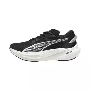 Puma Кроссовки женские Deviate Nitro 3 черные белые серебристые 309708-01 37